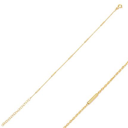Pipe 30 Forse Chain Bracelet Women Trendy Turkish Handcrafted 925 Sterling Silver Jewelry
